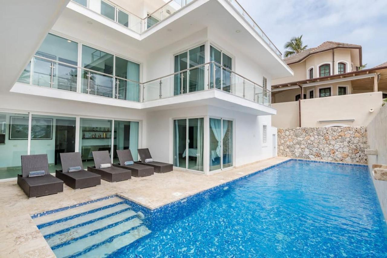 Villa Pandora Beach Front Villa With Chef Game Room Pool Punta Cana Exterior foto